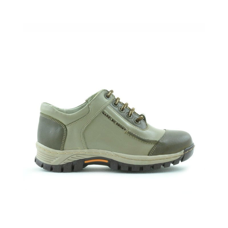 Detské topánky 137 khaki+béžová