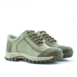 Detské topánky 137 khaki+béžová
