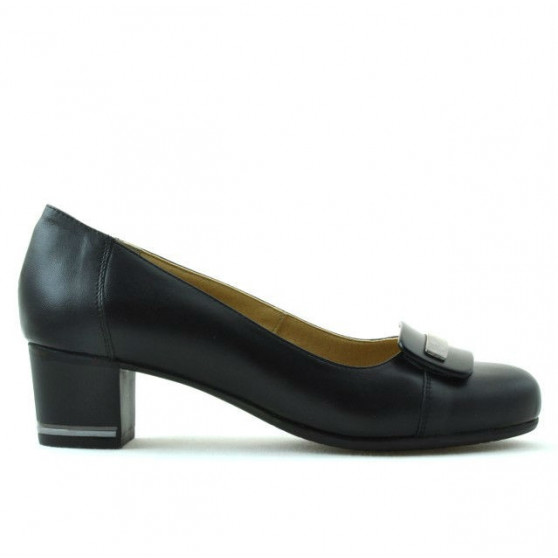 Dámske ležérne / elegantné topánky 654 čierne