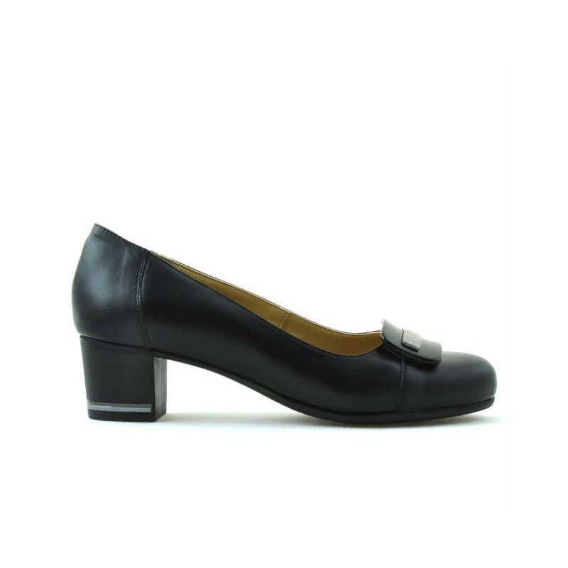 Dámske ležérne / elegantné topánky 654 čierne