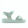 Detské sandále 532 perleťová biela