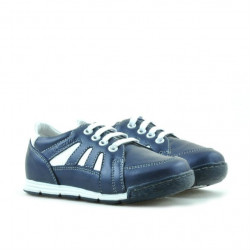 Detské topánky 04c indigo+biela