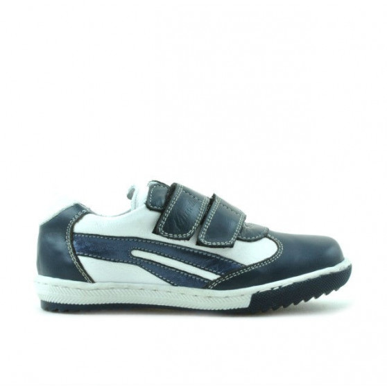 Topánky pre malé deti 16c indigo+biela