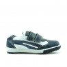 Topánky pre malé deti 16c indigo+biela