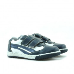 Topánky pre malé deti 16c indigo+biela