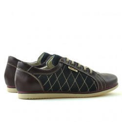 Dámske športové topánky 648 bordo+indigo