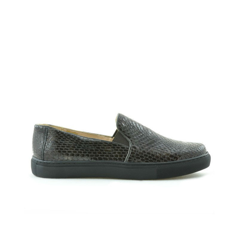 Dámske športové topánky 658 croco káva