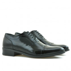 Elegantné pánske topánky 802 čierny lak