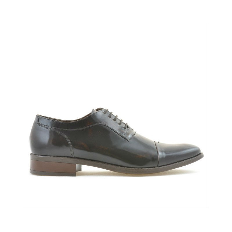 Elegantné pánske topánky 802 v hnedej farbe