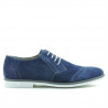 Pánske neformálne/elegantné topánky 746 indigo velúr