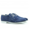 Pánske neformálne/elegantné topánky 746 indigo velúr