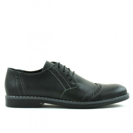 Pánske ležérne / elegantné topánky 746 čierne