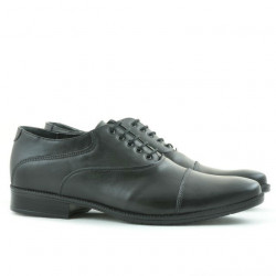 Casual / elegantná obuv pre mužov 738 čierna