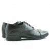 Casual / elegantná obuv pre mužov 738 čierna
