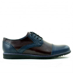 Pánske ležérne topánky 811 indigo+bordo