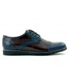 Pánske ležérne topánky 811 indigo+bordo