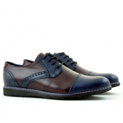 Pánske ležérne topánky 811 indigo+bordo