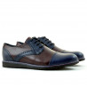 Pánske ležérne topánky 811 indigo+bordo