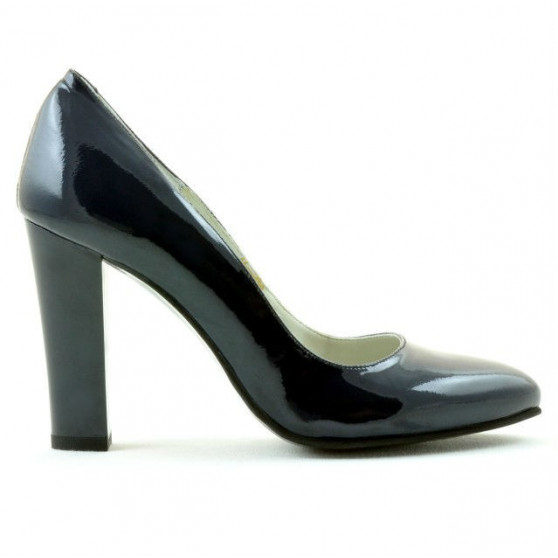 Elegantné dámske topánky 1214 lak indigo