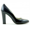 Elegantné dámske topánky 1214 lak indigo