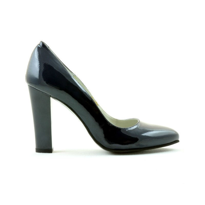 Elegantné dámske topánky 1214 lak indigo