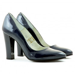 Elegantné dámske topánky 1214 lak indigo