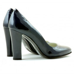Elegantné dámske topánky 1214 lak indigo