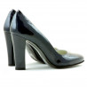 Elegantné dámske topánky 1214 lak indigo