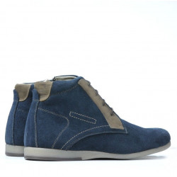 Pánske topánky 474 indigo velúr