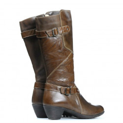 Dámske čižmy 3235 a káva