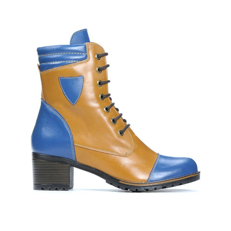 Dámske topánky 3279 indigo+hnedá