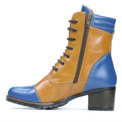 Dámske topánky 3279 indigo+hnedá