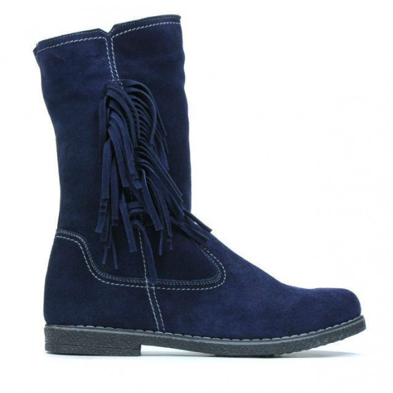 Dámske čižmy 3242 indigo velúr