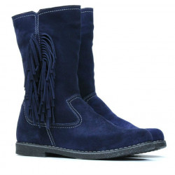 Dámske čižmy 3242 indigo velúr
