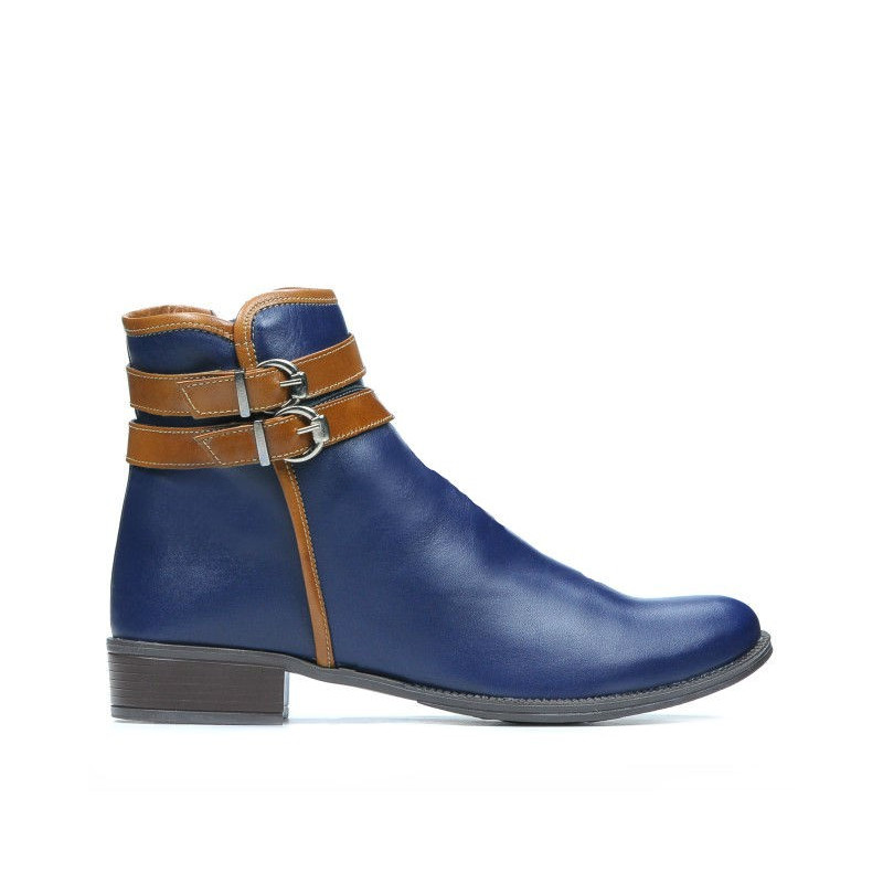 Dámske topánky 3262 indigo+hnedá
