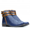 Dámske topánky 3262 indigo+hnedá