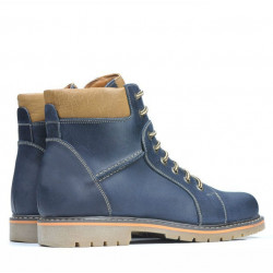 Pánske topánky 489 tuxon indigo+hnedá