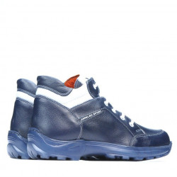 Topánky pre teenagerov 436 indigo+biele