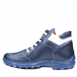Topánky pre teenagerov 436 indigo+biele