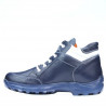 Topánky pre teenagerov 436 indigo+biele