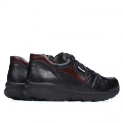 Športové topánky pre mládež 397 čierna+bordo