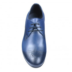 Elegantné pánske topánky 828 a indigo