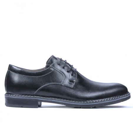 Pánske neformálne / elegantné topánky 755-1 čierne
