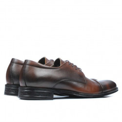 Elegantné topánky pre dospievajúcich 388 a hnedé