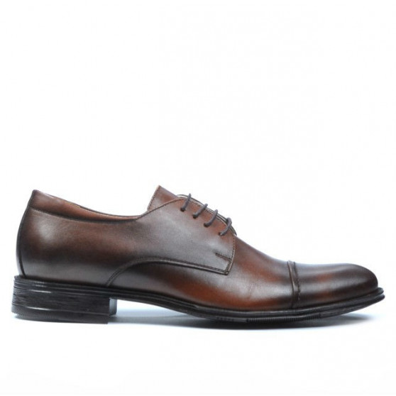 Elegantné topánky pre dospievajúcich 388 a hnedé