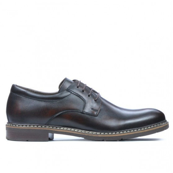 Pánske casual / elegantné topánky 755-1 a hnedá