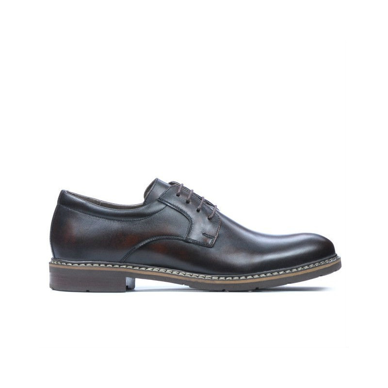 Pánske casual / elegantné topánky 755-1 a hnedá