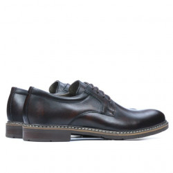 Pánske casual / elegantné topánky 755-1 a hnedá