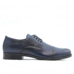 Elegantné topánky pre teenagerov 396 a indigo