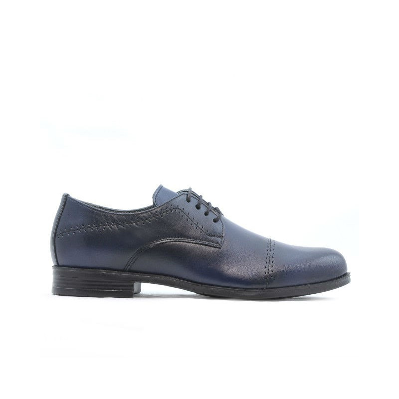 Elegantné topánky pre teenagerov 396 a indigo